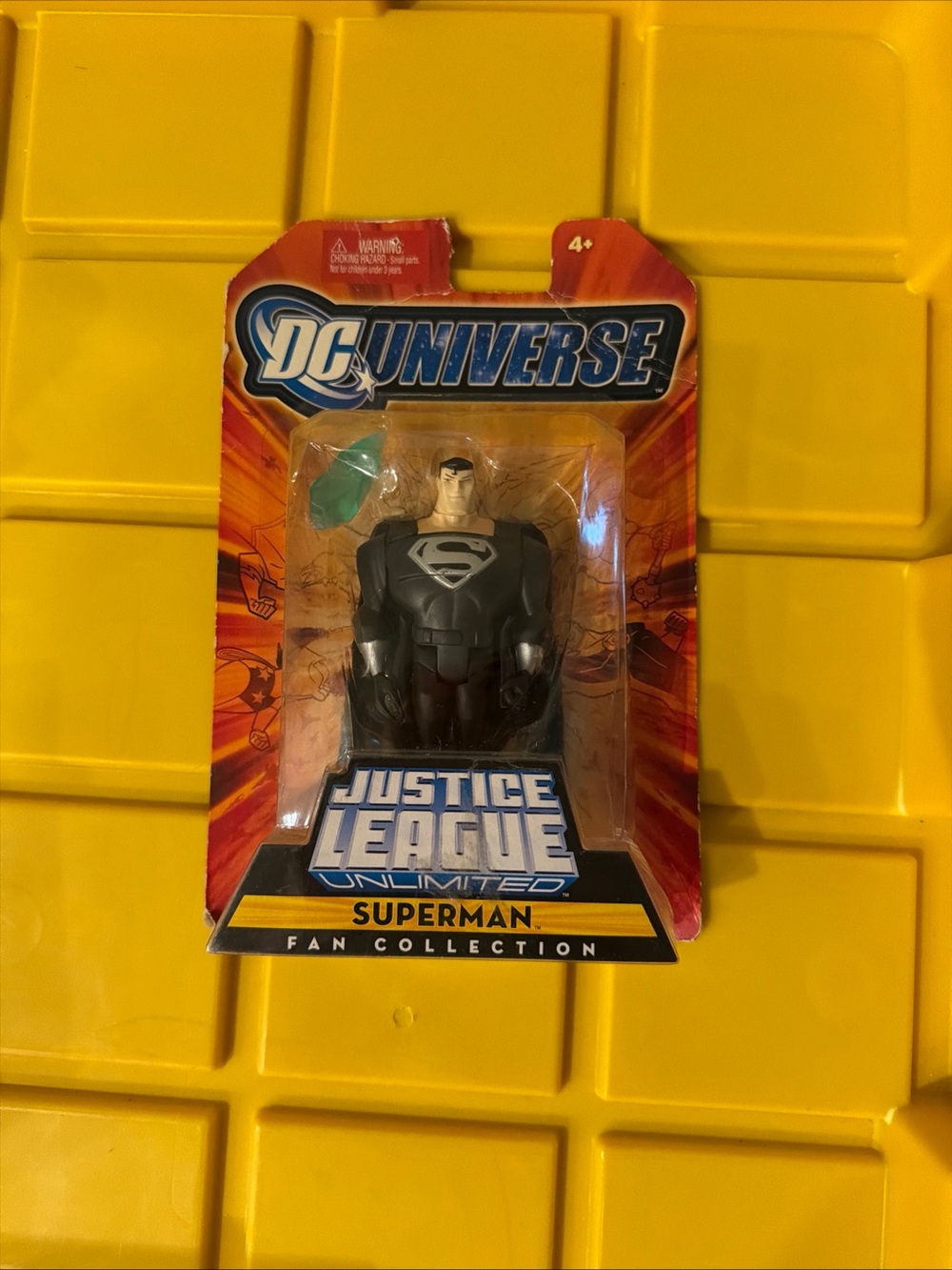 DC Universe Justice League Unlimited Superman Action Figure - Black & Silver